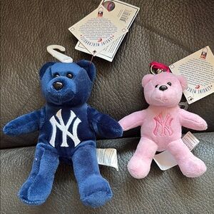 Forever collectibles NY Yankees two bear plushies